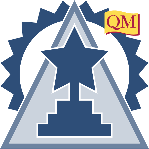 triangle with large star on a tiered pole