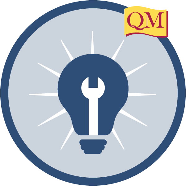 light bulb in circle with wrench and rays