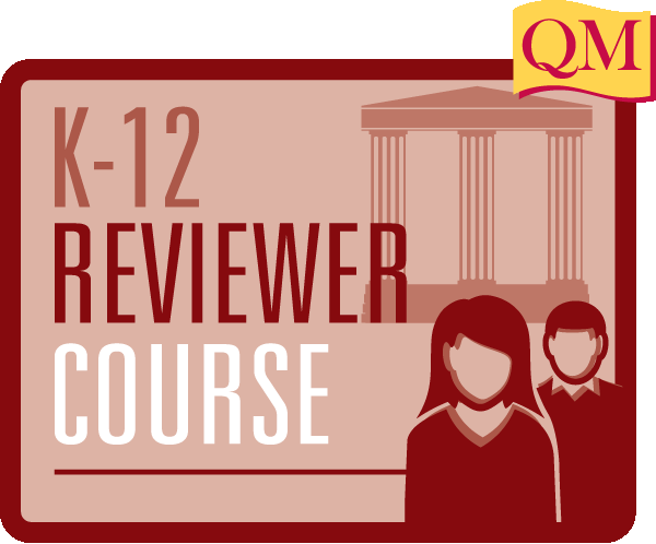 K 12 Course Reviewer badge