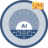 AI circle with circuits below horizon